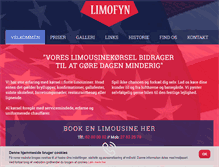 Tablet Screenshot of limo-fyn.dk